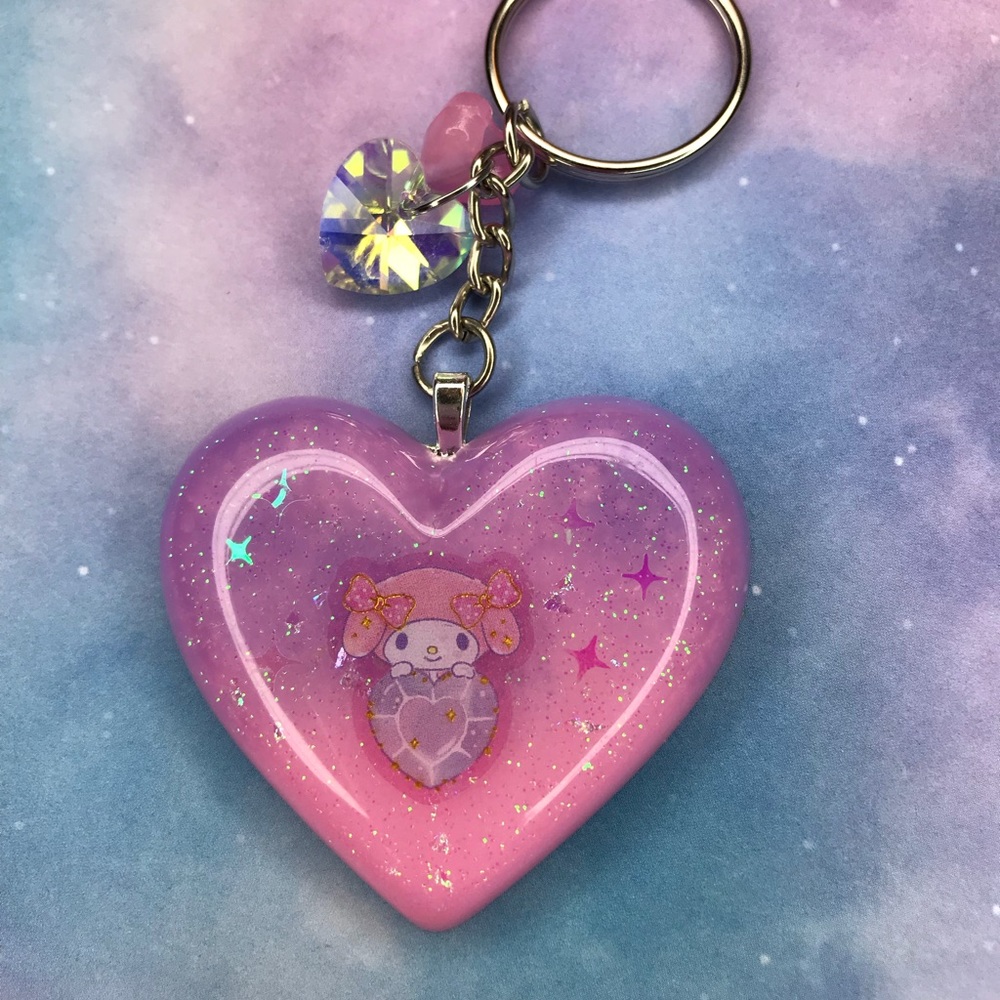 My Melody Heart Keychain